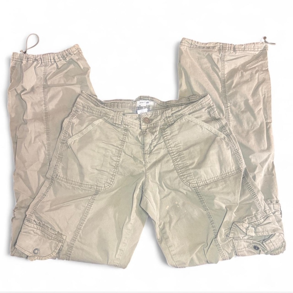 Garage Green Khaki Cargo Pants
